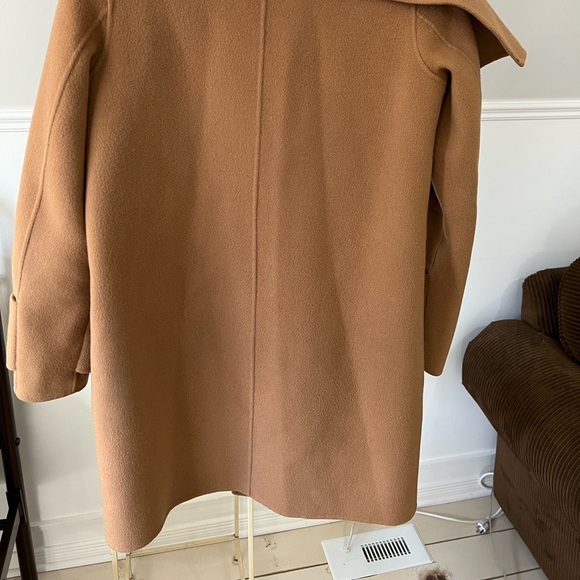 VINCE Drape Front Wool Coat - Picture 16 of 16